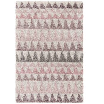 Koberec Royal Triangle cream/cameo rose 120x170cm, 120 x 170 cm