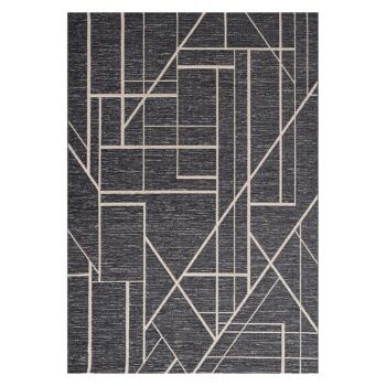 Koberec Velvet wool/petrol blue 160x230cm, 160x230cm