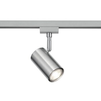 Koľajnicový bod DUOline 782401, Ø 6 cm, nikel, 2-fázový, GU10