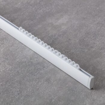 Kompletná hliníková stropná lišta Premium single 150 cm biela, 150 cm