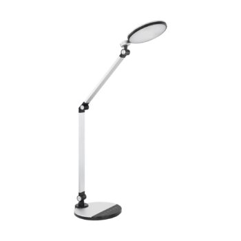 Konsti LED stolová lampa, výška 90 cm, čierna/strieborná farba, CCT