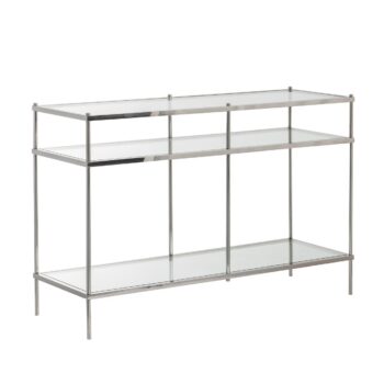 Konzolový stolík Pure silver 120 x 40 x 80 cm, 120 x 40 x 80 cm