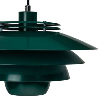 Kovová závesná lampa Dyberg Larsen Ejka, zelená