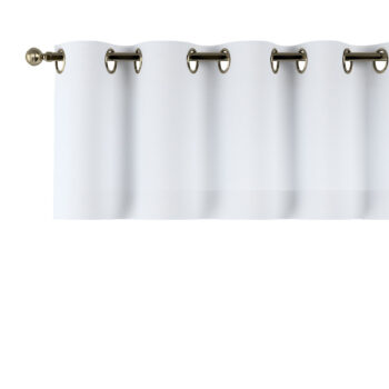 Krátky záves na kolieskach, biela, 260 x 40 cm, Loneta, 133-02