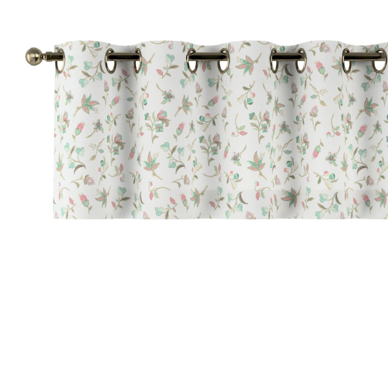 Krátky záves na kolieskach, malé kvety na svetlom pozadí, 260 x 40 cm, Londres, 122-02 Krátky záves na kolieskach, malé kvety na svetlom pozadí, 260 x 40 cm, Londres, 122-02