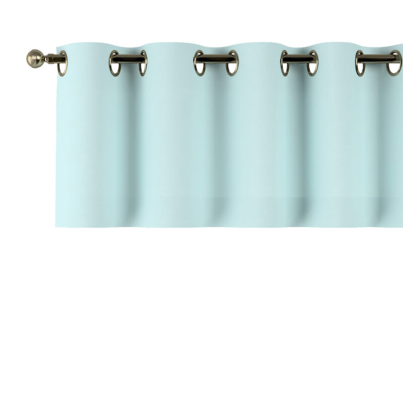 Krátky záves na kolieskach, pastelovo belasá, 130 x 40 cm, Cotton Panama, 702-10 Krátky záves na kolieskach, pastelovo belasá, 130 x 40 cm, Cotton Panama, 702-10