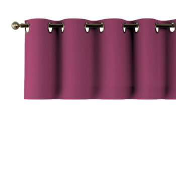 Krátky záves na kolieskach, slivková, 390 x 40 cm, Cotton Panama, 702-32