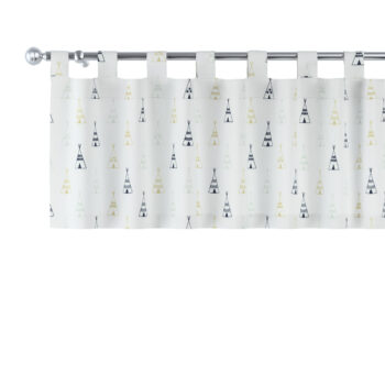 Krátky záves na pútkach, Čierne a sivé stany , 260 x 40 cm, Adventure, 141-84