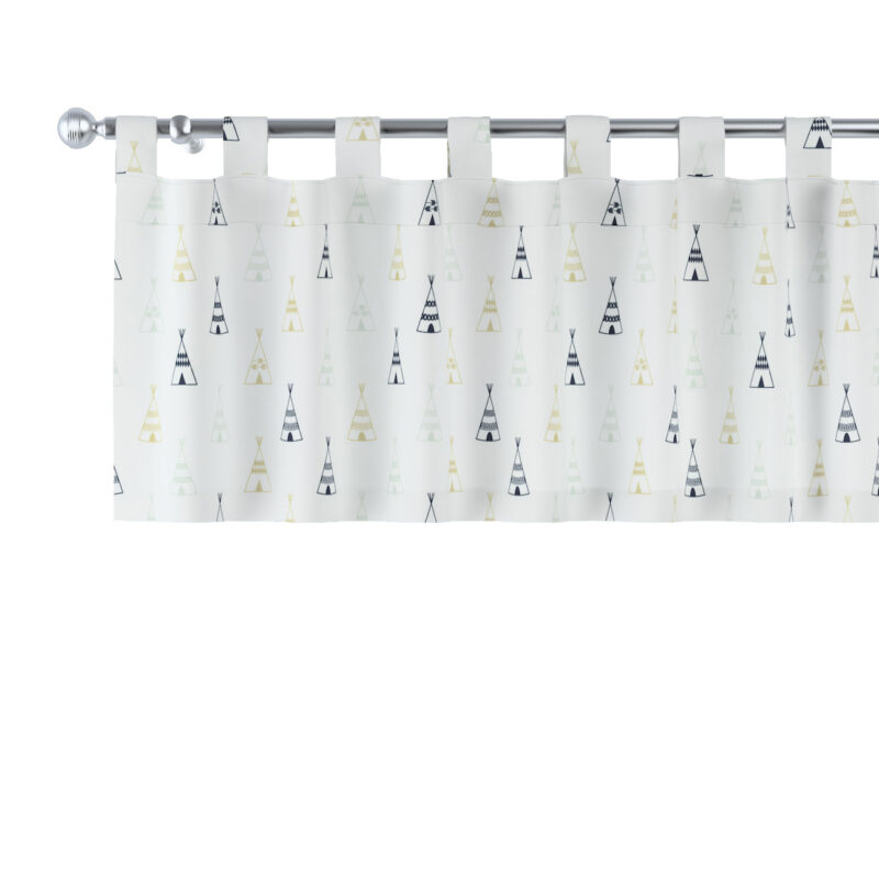 Krátky záves na pútkach, Čierne a sivé stany , 260 x 40 cm, Adventure, 141-84 Krátky záves na pútkach, Čierne a sivé stany , 260 x 40 cm, Adventure, 141-84