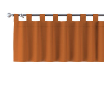 Krátky záves na pútkach, hrdzavá, 130 x 40 cm, Cotton Panama, 702-42