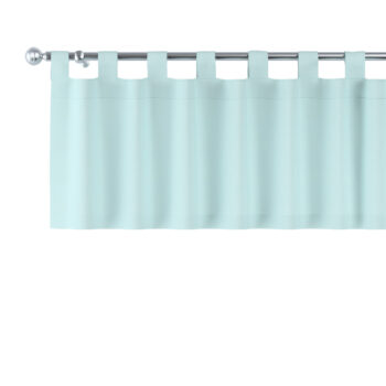 Krátky záves na pútkach, pastelovo belasá, 130 x 40 cm, Cotton Panama, 702-10