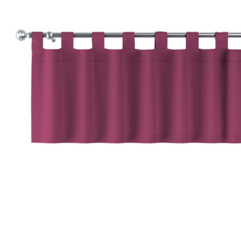 Krátky záves na pútkach, slivková, 130 x 40 cm, Cotton Panama, 702-32