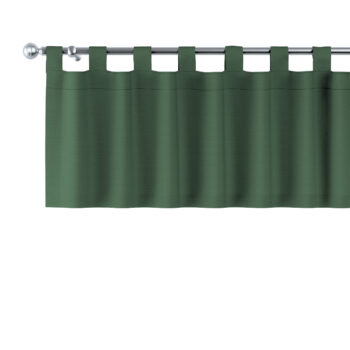 Krátky záves na pútkach, zelená, 130 x 40 cm, Cotton Panama, 702-06