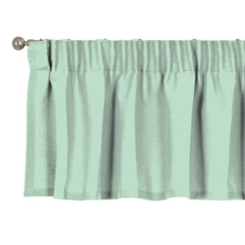 Krátky záves na riasiacej páske, eukaliptovo zelená, 130 x 40 cm, Loneta, 133-61