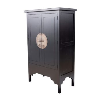 Kredenc Modern 104 x 56 x 170 cm black, 2222
