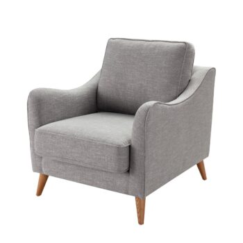 Kreslo Venuste linen grey, 78 x 90 x 90 cm