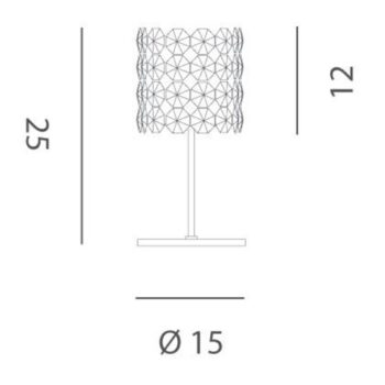 Krištáľová stolná lampa BACCARAT