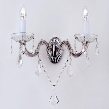 Krištáľové nástenné svietidlo Maria Theresia