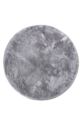 Kruhový kusový koberec Elle Decoration Cosy 106110 Silver Ø 160 cm