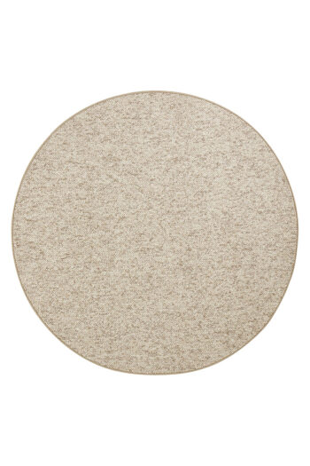 Kruhový kusový koberec Hanse Home BT Carpet Wolly 102842 Beige Brown Ø 133 cm