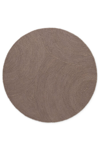 Kruhový kusový koberec Hanse Home Eleni 106219 Taupe Ø 200 cm