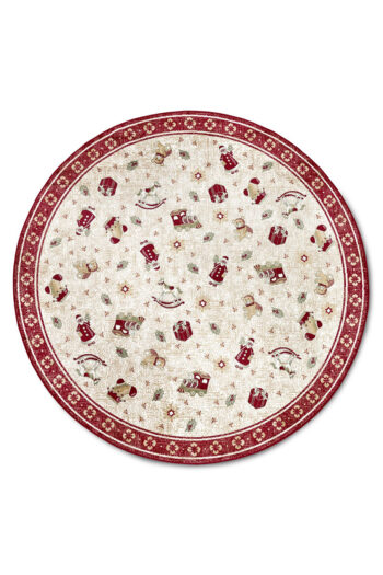 Kruhový kusový koberec Villeroy & Boch Toy´s  Delight 106217 Red Multicolour Ø 160 cm