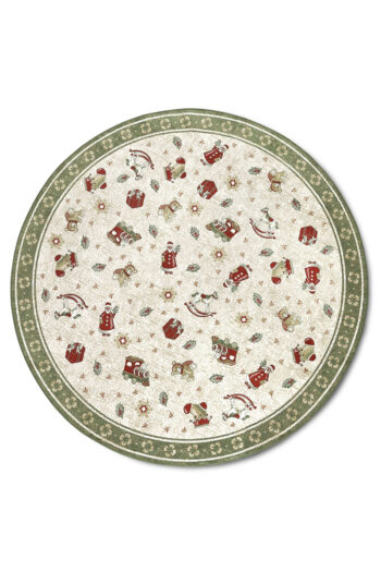 Kruhový kusový koberec Villeroy & Boch Toy´s  Delight 106218 Green Multicolour Ø 160 cm