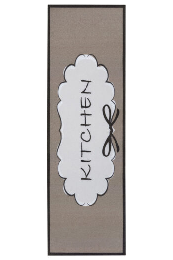 Kuchynská predložka Hanse Home Cook&Clean 105728 Brown White Black 50x150 cm