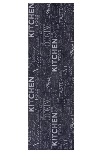 Kuchynská predložka Hanse Home Cook&Clean 105731 Black White 50x150 cm