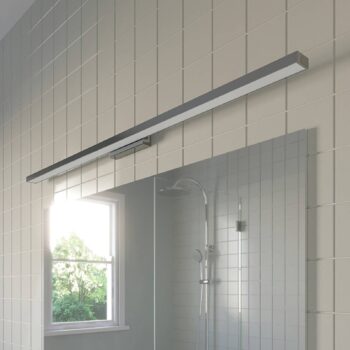 Kúpeľňové a zrkadlové svietidlo Lindby LED Alenia, 120 cm, chróm