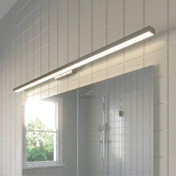 Kúpeľňové a zrkadlové svietidlo Lindby LED Alenia, 120 cm, chróm