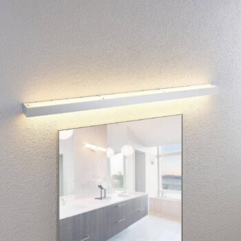 Kúpeľňové nástenné svietidlo Lindby LED Layan, 120 cm, chróm, kov