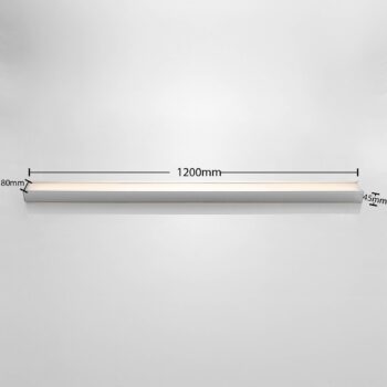 Kúpeľňové nástenné svietidlo Lindby LED Layan, 120 cm, chróm, kov