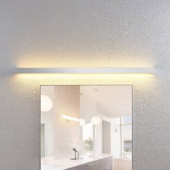 Kúpeľňové nástenné svietidlo Lindby LED Layan, 120 cm, chróm, kov