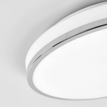 Kúpeľňové stropné LED svietidlo Lyss chrómový