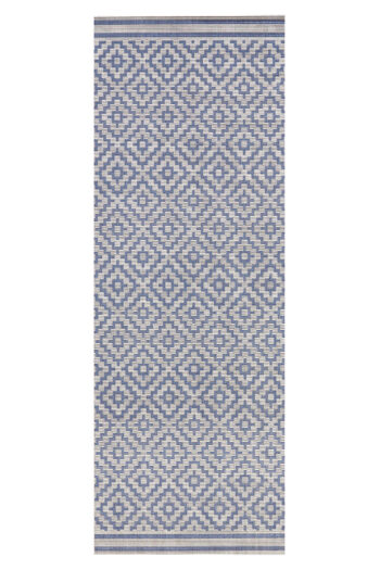 Kusový behúň Northrugs Meadow 102464 Blue Cream 80x200 cm