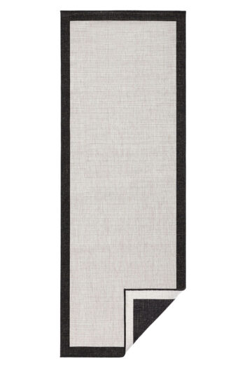 Kusový behúň Northrugs Twin 103105 Black Cream 80x250 cm