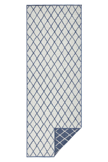 Kusový behúň Northrugs Twin 103119 Blue Cream 80x350 cm