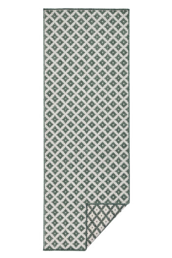 Kusový behúň Northrugs Twin 103125 Green Cream 80x250 cm