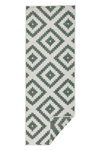 Kusový behúň Northrugs Twin 103131 Green Cream 80x250 cm