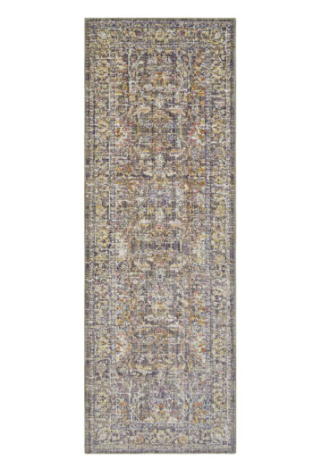 Kusový behúň Nouristan Cairo 105589 Grey Multicolored 80x200 cm