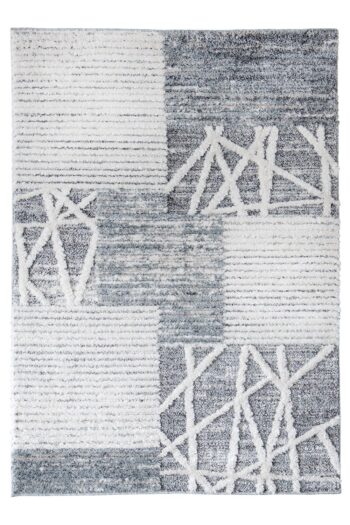 Kusový koberec Cannes 7884B White/L.Grey 120x170 cm