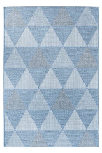 Kusový koberec Flat 21132 Ivory Silver/Light Blue 200x290 cm