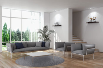 Kusový koberec Neapol 4726 kruh, 300x300 (priemer) kruh, šedá, chodba / predsieň