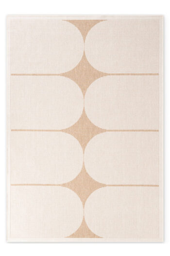 Kusový koberec Northrugs Duet 106245 Jute White 160x230 cm