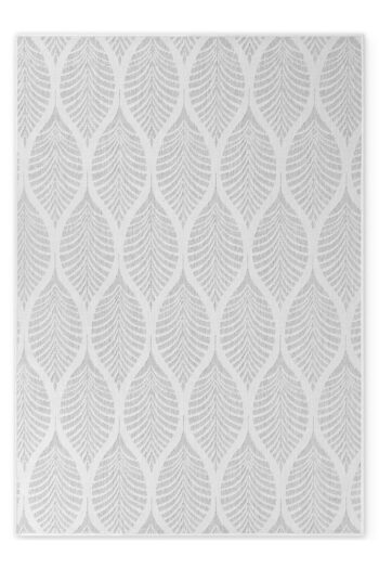 Kusový koberec Northrugs Duet 106246 White Grey 120x170 cm