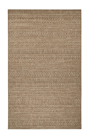 Kusový koberec Northrugs Forest 103995 Beige Brown 80x150 cm