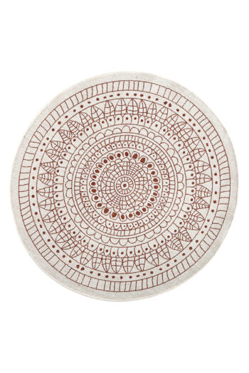 Kusový koberec Northrugs Twin 103102 Terra Cream Ø 200 cm
