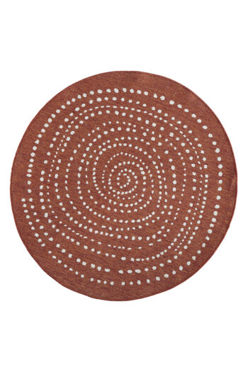 Kusový koberec Northrugs Twin 103110 Terra Cream Ø 200 cm