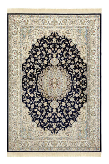 Kusový koberec Nouristan Naveh 104378 Dark blue Cream 135x195 cm
